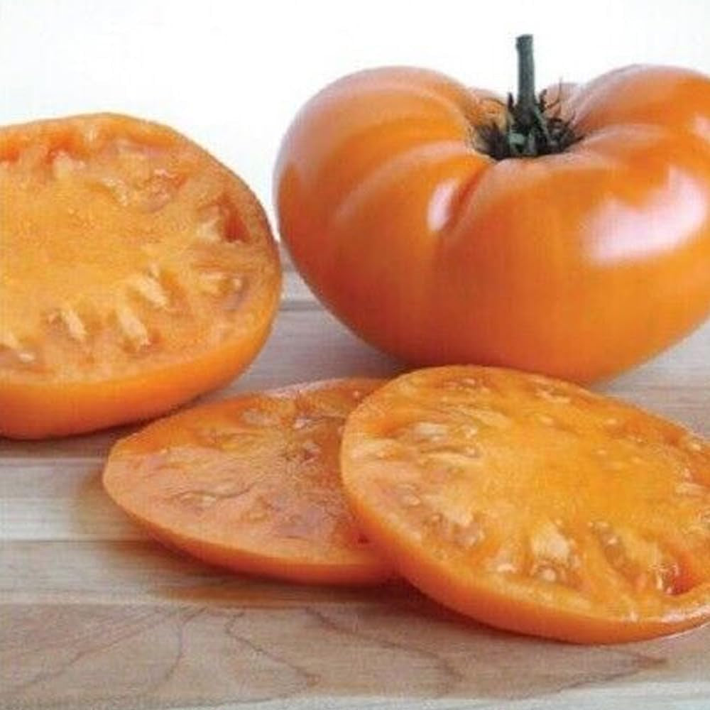 Vegetable Kellogg'S Breakfast Tomato 100 Seeds Heirloom Unique Bulk - Organic Fresh Seeds for Planting - Live Seeds for Home and Garden