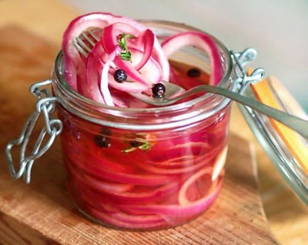 200 Organic Non-Gmo Ruby Red Onion Seeds Burgundy