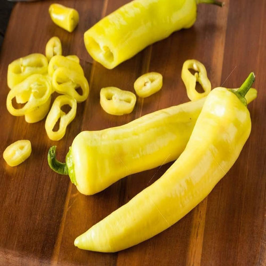 50+ Banana Sweet Pepper Seeds - Organic Vegetable Plant Seeds - Vegetable Seeds for Home and Garden